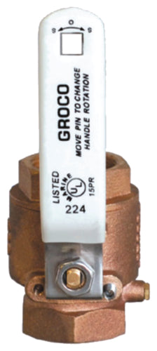 375 GROCO IBV Bronze Full-Flow In-Line Ball Valve /335G -Modern Boat Sales & Service