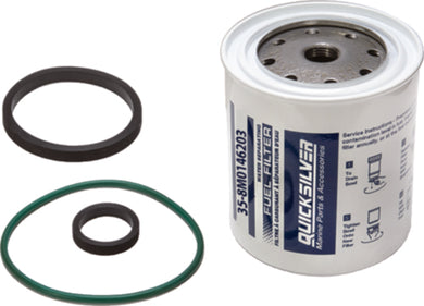 * 8m0146203 Quicksilver 8M0146203 Water Separating Fuel Filter Element w/o Bowl, Spin On/185C -Modern Boat Sales & Service
