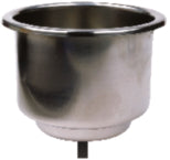 * 79421 Seachoice Stainless Steel Recessed Drink Holder cup holder Stainless/J4 -Modern Boat Sales & Service
