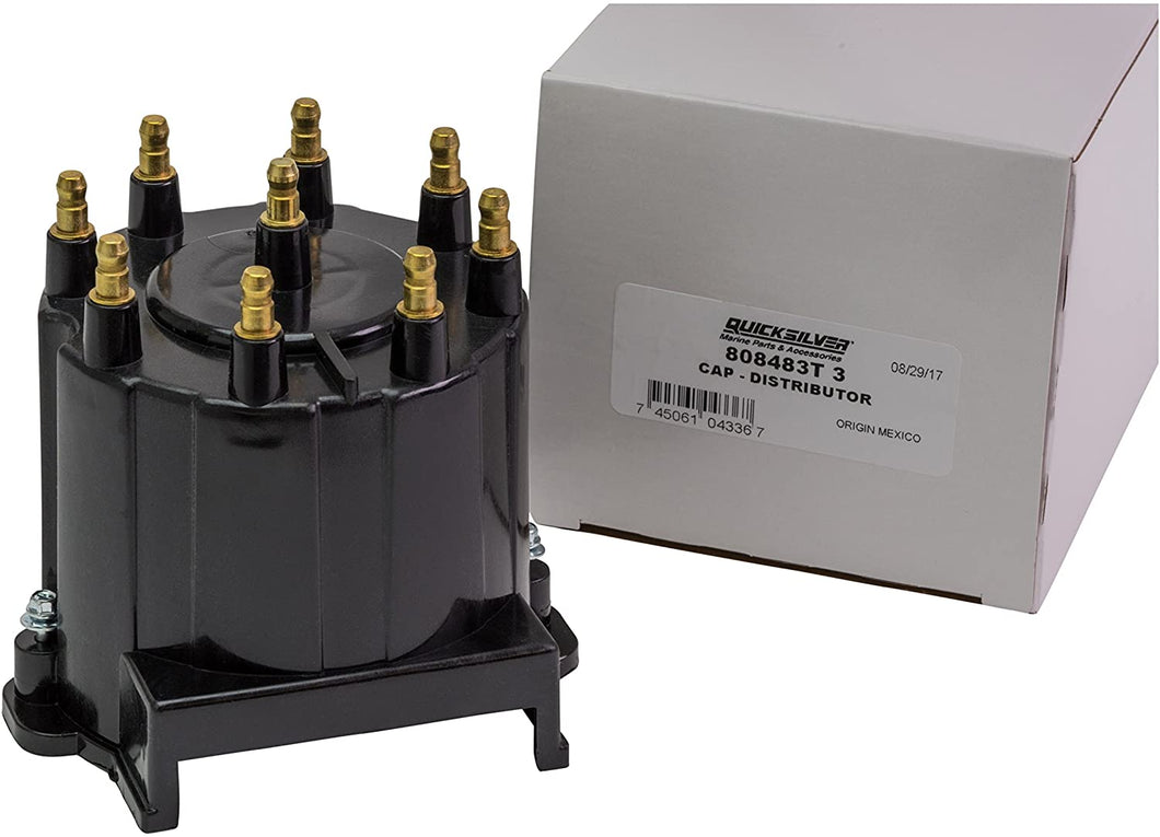 * 808483T3 MERCURY MARINE QUICKSILVER DISTRIBUTOR CAP -Modern Boat Sales & Service