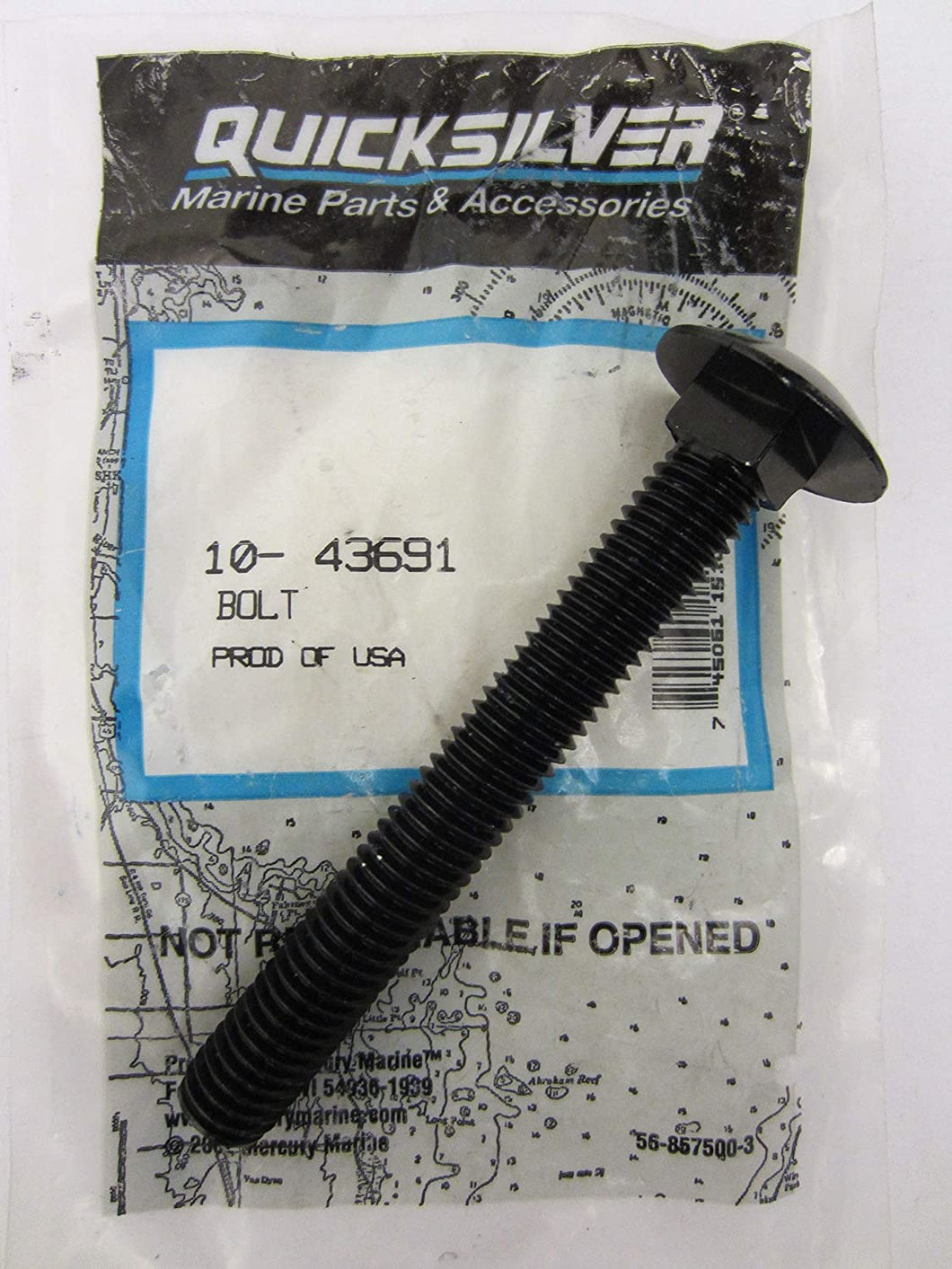 * 43691 Mercury Marine Quicksilver Bolt / Drawer #322 -Modern Boat Sales & Service