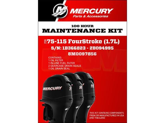 8M0097856 Mercury Marine 75-115HP 100hr Maintenance Kit/385D