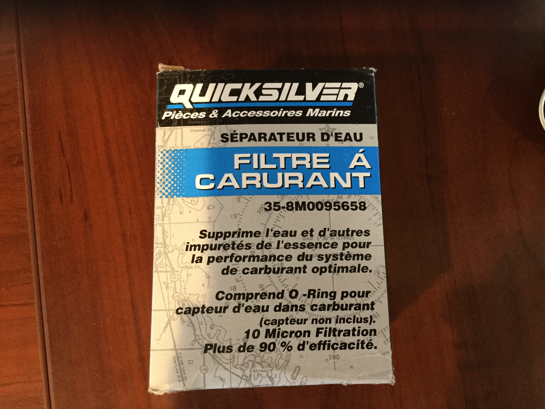 * 8M0095658 Mercury Marine Outboard Fuel Filter L6 Verado SS 8M0157620/185A -Modern Boat Sales & Service