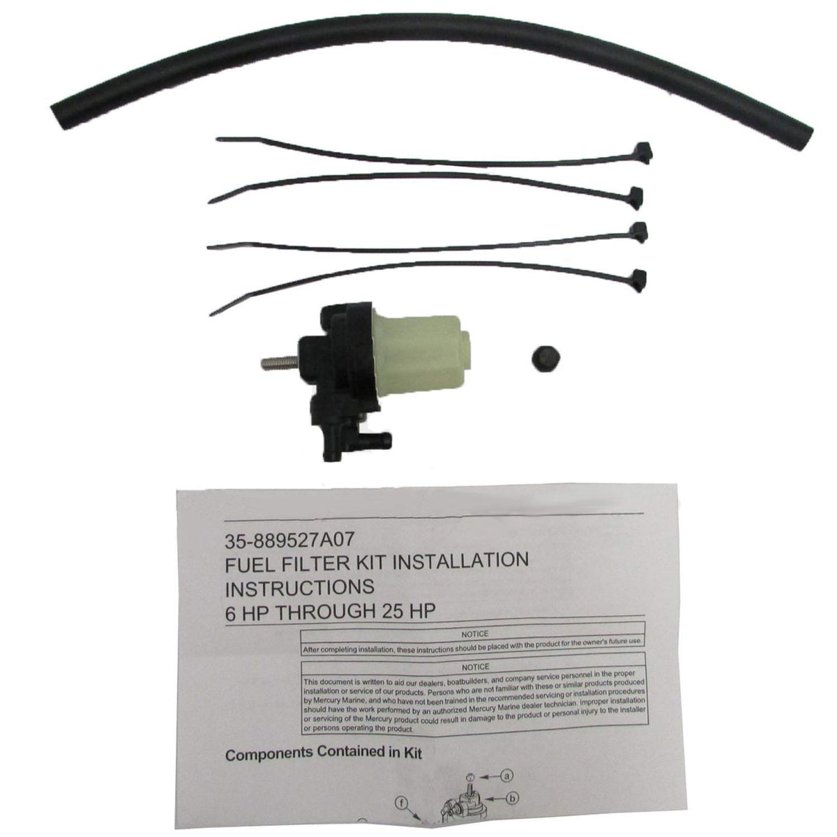 * 889527A07 Mercury Marine Quicksilver Fuel Filter Kit /185H -Modern Boat Sales & Service