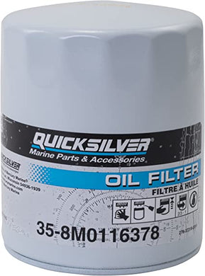 * 8M0116378 Mercury Marine/Quicksilver Oil Filter/C3 -Modern Boat Sales & Service