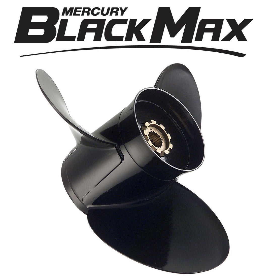 87818A45 Mercury Marine Black Max propeller 12.3X9/15F