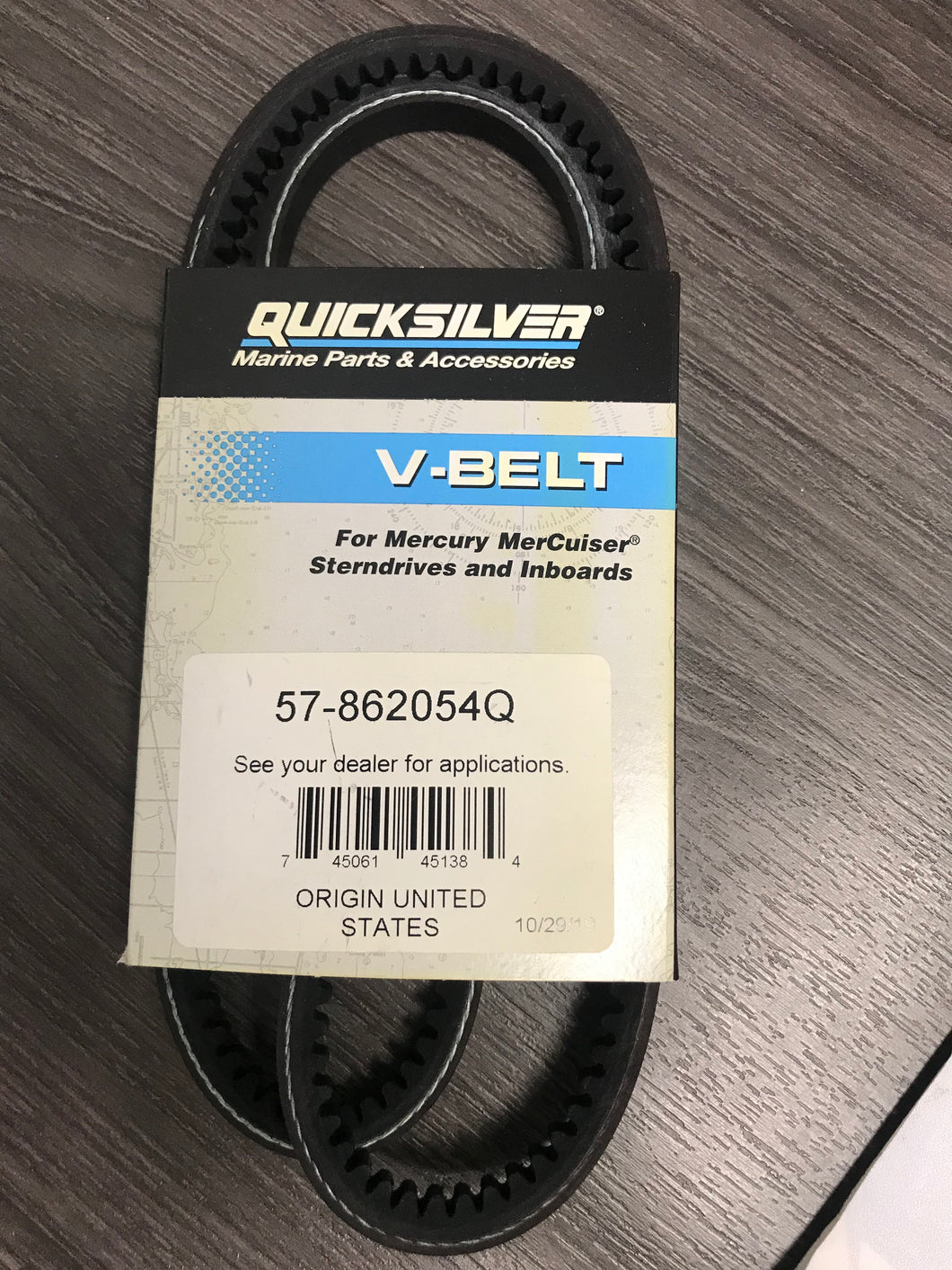 * 862054Q Mercury Marine Quicksilver V BELT SS 862054Q/WW6 -Modern Boat Sales & Service