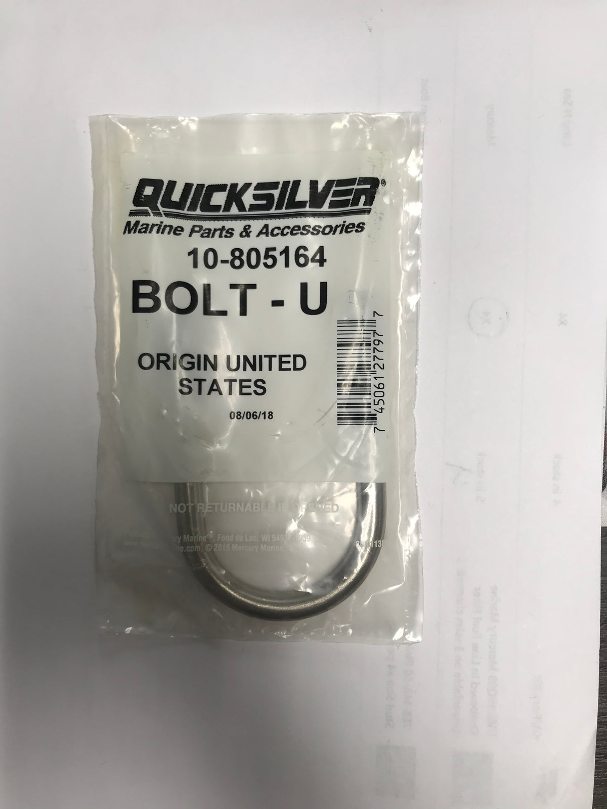 * 805164 BOLT U BRAVO GIMBAL RING ZZ/345C -Modern Boat Sales & Service