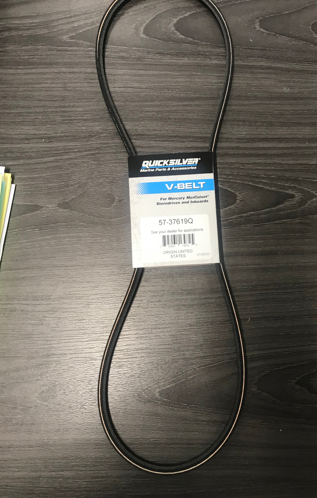 * 37619Q Mercury Marine Quicksilver V BELT, 52 LGTH MERCURY MARINE SS 37619Q-EW3 -Modern Boat Sales & Service