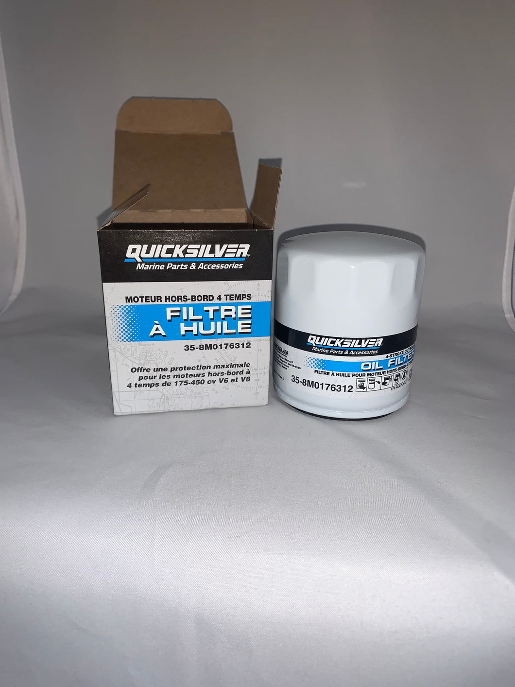 8M0176312 MERCURY MARINE Quicksilver Oil Filter /210F -Modern Boat Sales & Service