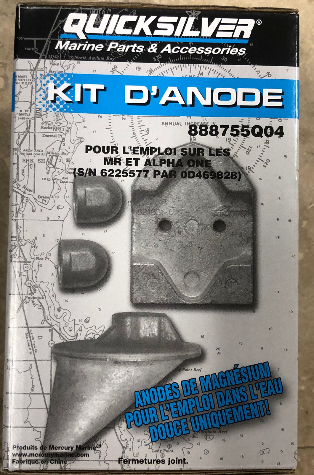 * 888755Q04 ANODE KIT MERCURY MARINE/180C -Modern Boat Sales & Service