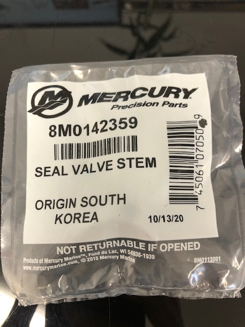 * MERCURY MARINE 8M0142359 SEAL VALVE STEM/ Drawer #175 -Modern Boat Sales & Service
