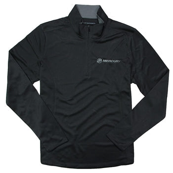 * 619824 Womens Performance 1/4 zip Pull Over Large BLACK/325H -Modern Boat Sales & Service