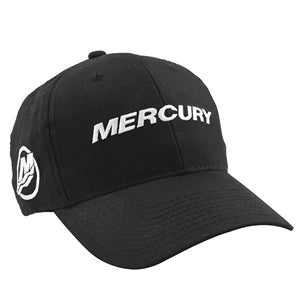 MERC7090 Brushed Twill Cap Black / 330A -Modern Boat Sales & Service