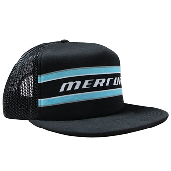 MERC7356 Retro Foam Trucker Cap Black / 330A -Modern Boat Sales & Service