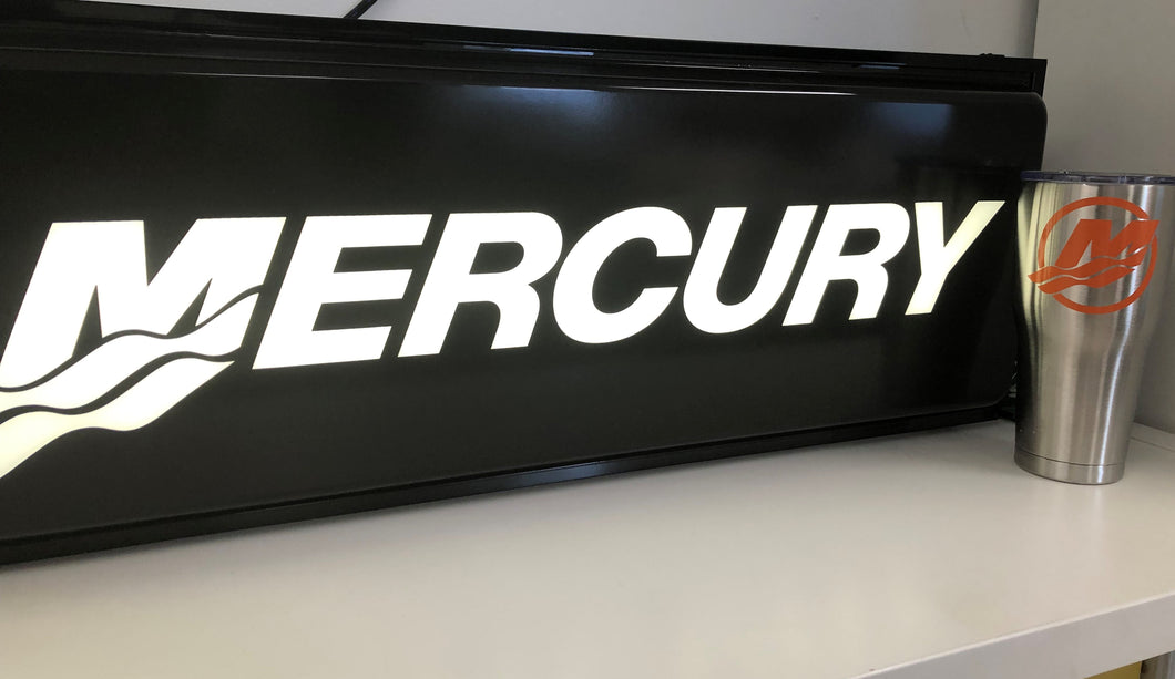 Mercury Marine Stainless Steel 30 oz. Orange Tumbler / TUMBLER BOX