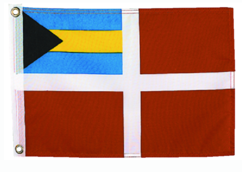 78241 Sea Choice Bahamas Courtesy Flag SKI FLAG 12''x18''/425G -Modern Boat Sales & Service