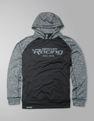 621241 Wide Open Hooded Sweatshirt/Large Black / 325B -Modern Boat Sales & Service