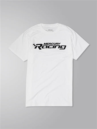 * 608593 Classic Logo Tee Large White MERCURY RACING/Mercury Shirt/325D -Modern Boat Sales & Service
