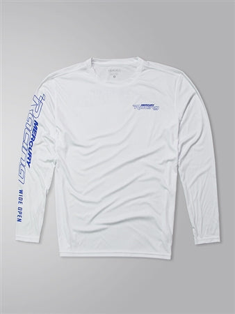* 603822 Offshore LS Protector Tee/XLarge White/Mercury Shirt/325G -Modern Boat Sales & Service