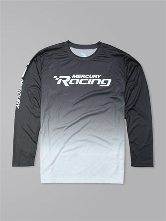 * 608610 Ombre LS Performance Tee/Large/Mercury Shirt/325G -Modern Boat Sales & Service