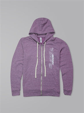 * 603835 Womens Triblend Zip Hoodie Large Soft Purple / Mercury Clothes -Modern Boat Sales & Service