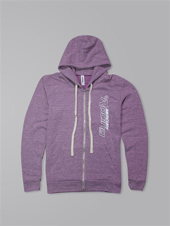 * 603835 Womens Triblend Zip Hoodie Large Soft Purple / Mercury Clothes -Modern Boat Sales & Service