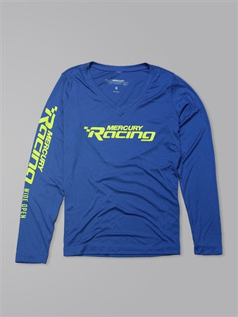 * 628986 Womens LS Offshore Tee/Medium Royal/325F -Modern Boat Sales & Service