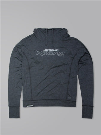 * 605837 Womens OGIO Force Hoodie/Medium BlackTop / Mercury Clothes M/325I -Modern Boat Sales & Service