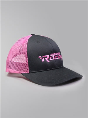 Womens Low Pro Trucker Cap Black/Pink / 335A -Modern Boat Sales & Service