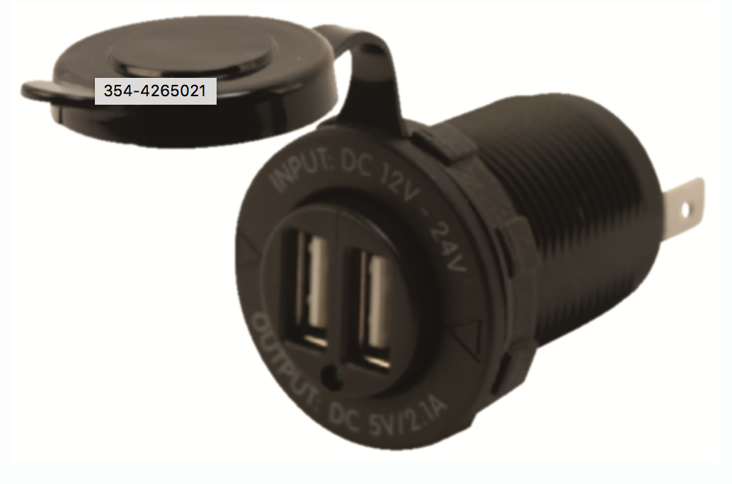 Double USB Power Socket -Modern Boat Sales & Service