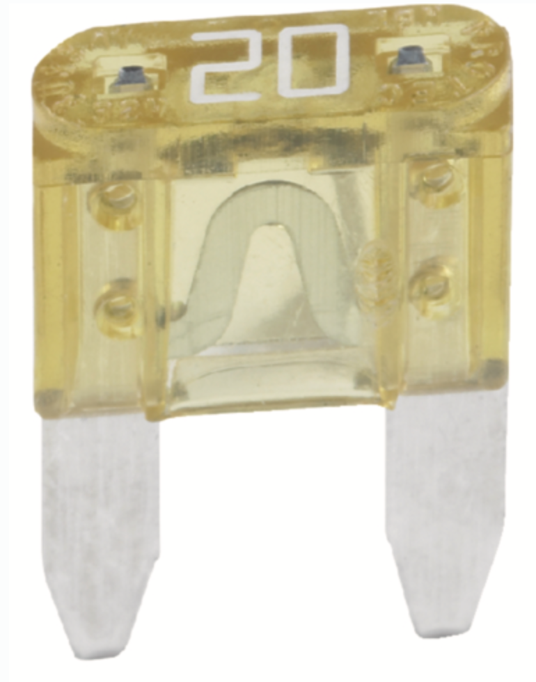11423 ATM Blade Fuses 20AMP, Mini/W4
