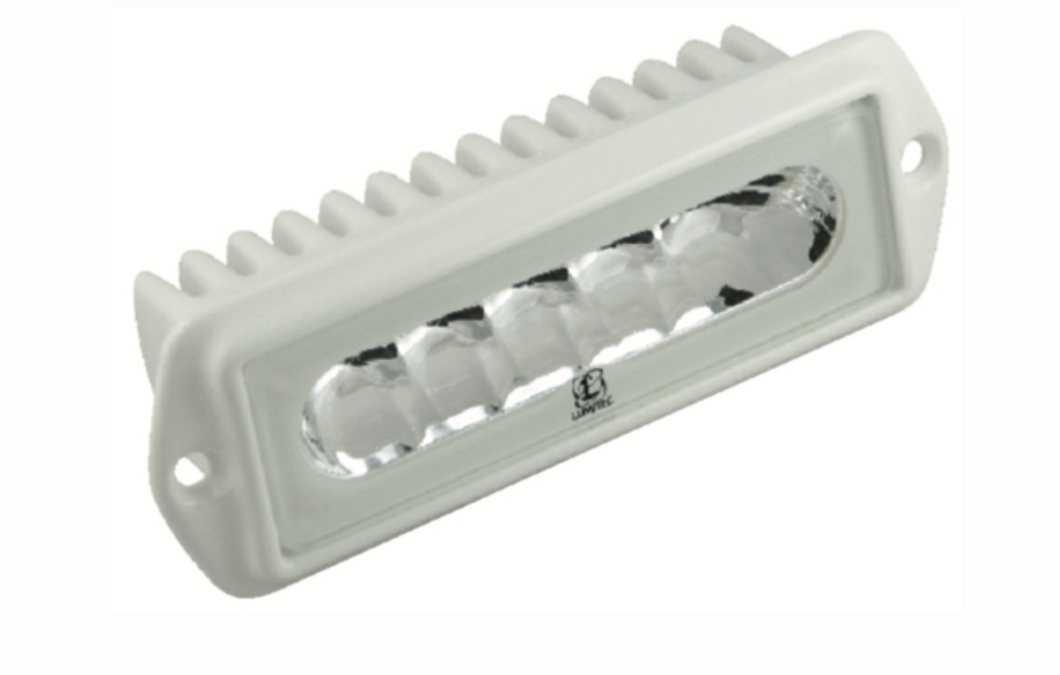 101099 Lumitec Capri 2 LED Flood Light, 2 Color Marine Boat Light