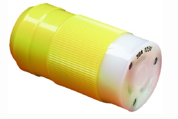 * 305CRCN Marinco 30A/125V Female Locking Connector/W1 -Modern Boat Sales & Service