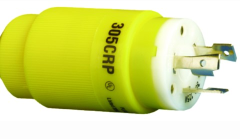 * 305CRPN Marinco 30A/125V Male Locking Plug/W1 -Modern Boat Sales & Service