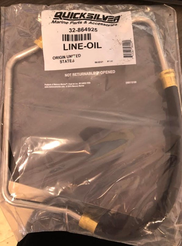 * 864925 Mercury Marine Quicksilver LINE-OIL / 270A -Modern Boat Sales & Service
