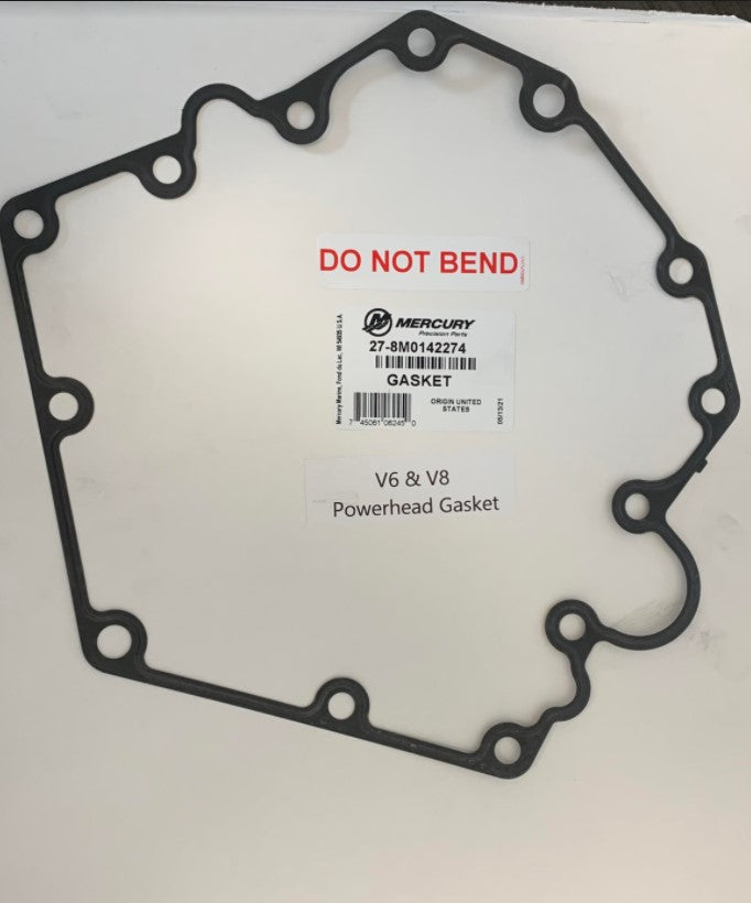 * 8M0142274 SS 8M0205773 Mercury Marine GASKET V6 & V8 Powerhead gasket / G1 -Modern Boat Sales & Service