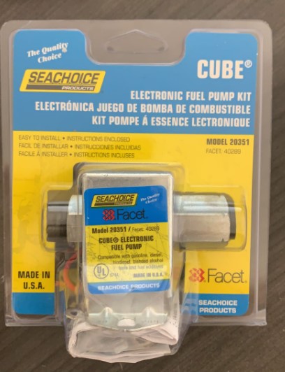 20351 SeaChoice FUEL PMP CUBEKT 7.0-4.0PSI 12V / W8 -Modern Boat Sales & Service