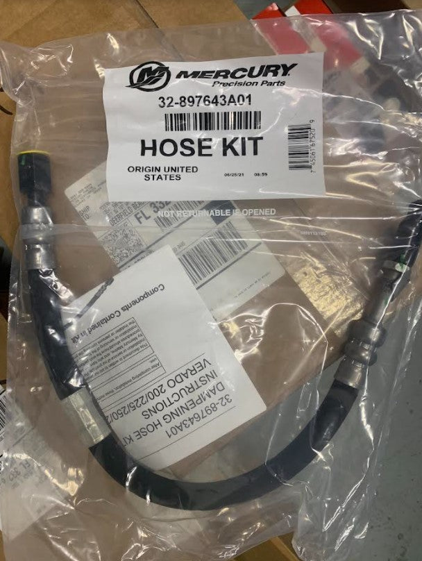897643A01 Mercury Marine Hose KIT/D1 -Modern Boat Sales & Service