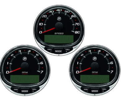 * 8M0185893 Mercury Marine Tach/Speed Black Dual 8M0135632/G4 -Modern Boat Sales & Service