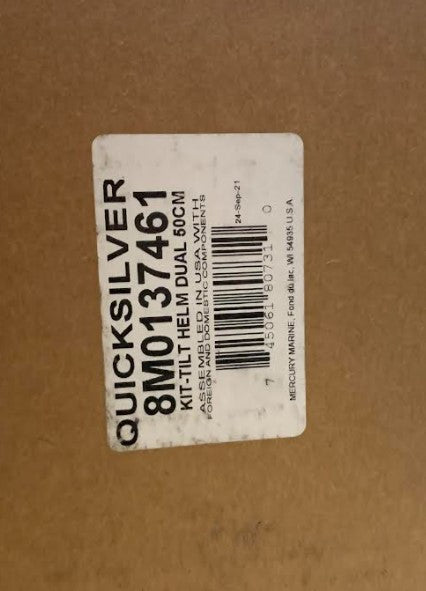 * 8M0137461 Mercury Marine Quicksilver DUAL Tilt Helm 50CFM/I1 -Modern Boat Sales & Service