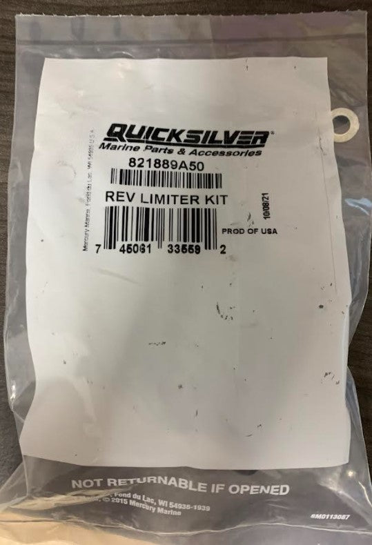 * 821889A50 Mercury Marine Quicksilver Rev Limiter Kit /Drawer #333 -Modern Boat Sales & Service