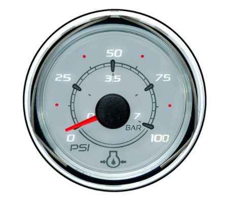 #8M0065974 Mercury Marine Gaug-Oil PRSR Gry /G4