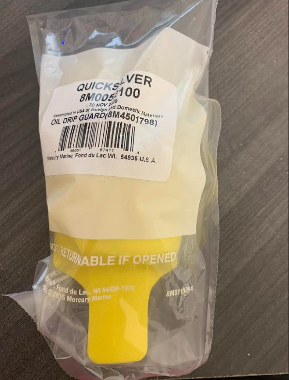 8M0052100 Mercury Marine Quicksilver Oil Drip Guard/340A AND 340E