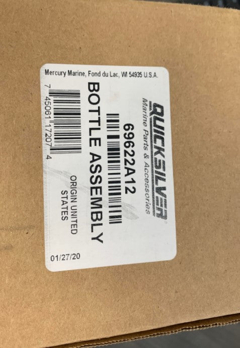 * 69622A12 Mercury Marine Quicksilver Bottle Assembly/105G -Modern Boat Sales & Service