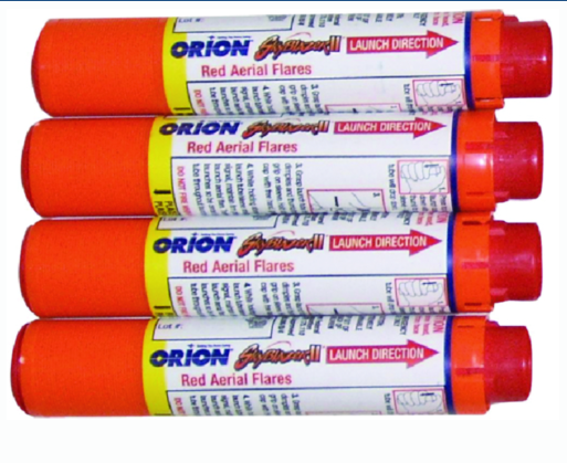 859 Orion Skyblazer II 4 - Red Aerial Signal Flares / 95C