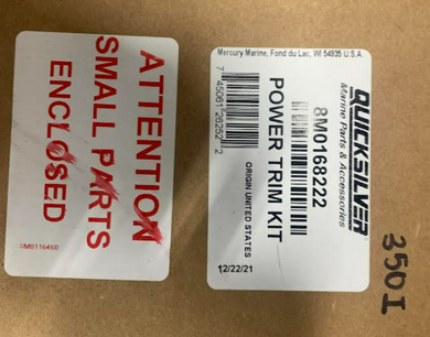 * 8M0168222 Mercury Marine Quicksilver Power Trim Kit/PS -Modern Boat Sales & Service
