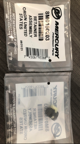 * 8M0150203 Mercury Marine Retainer Assembly/Drawer #353
