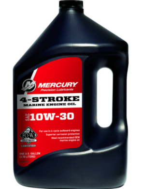 8M0078626 Mercury Marine Engine Oil 4-Stroke 10W-30 ONE GALLON / 415D -Modern Boat Sales & Service