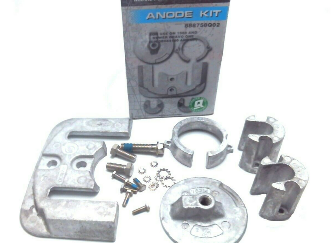 * 888758Q02 Mercury Marine Quicksilver Anode Kit /180C -Modern Boat Sales & Service